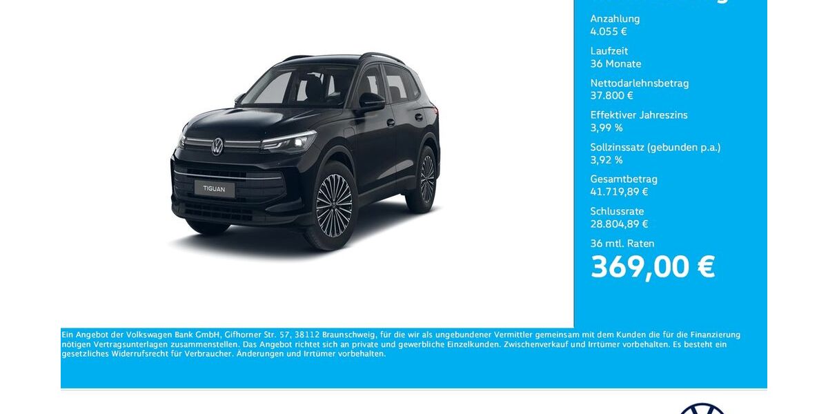 VW Tiguan 9.918 km 41.611 &euro; Dortmund 44141