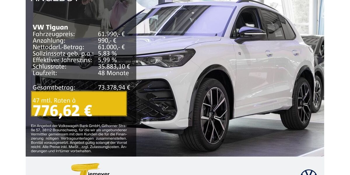 VW Tiguan 9.908 km 56.990 &euro; Herne 44653