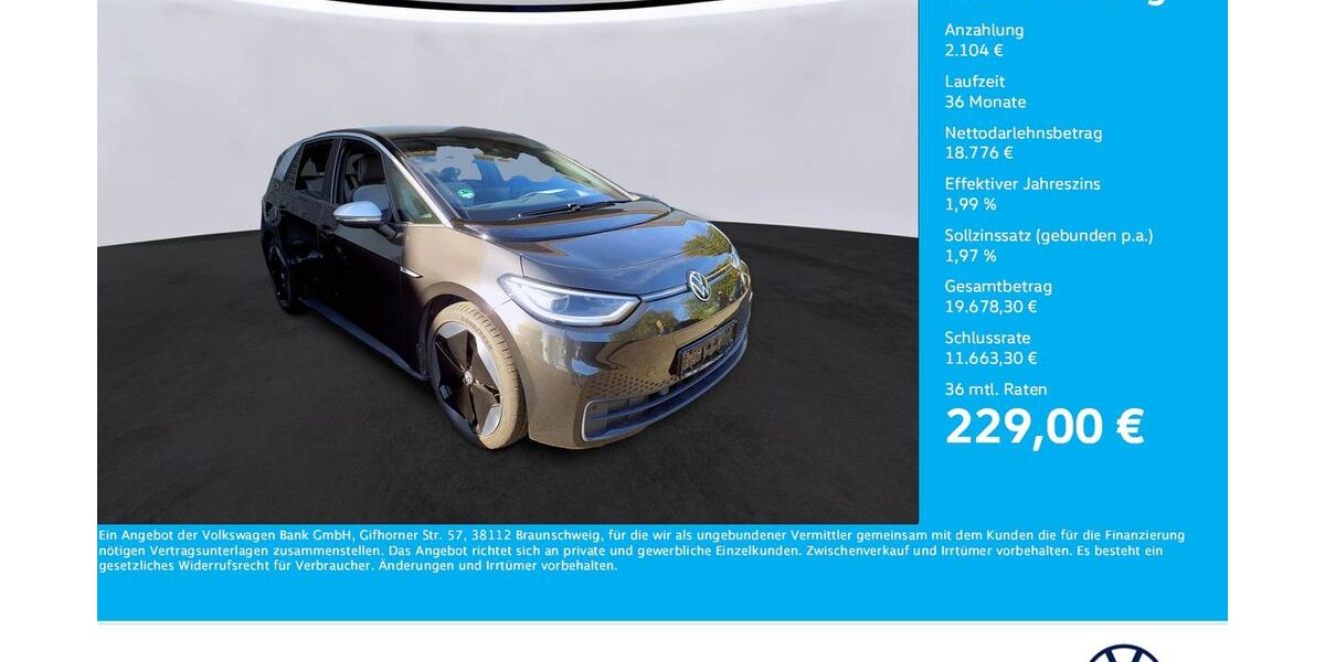 VW ID.3 49.766 km 20.880 &euro; Unna 59423