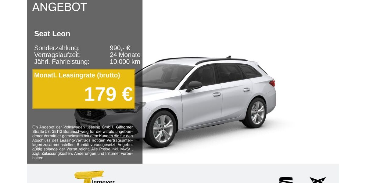 Seat Leon 17.236 km 28.120 &euro; Bochum 44809