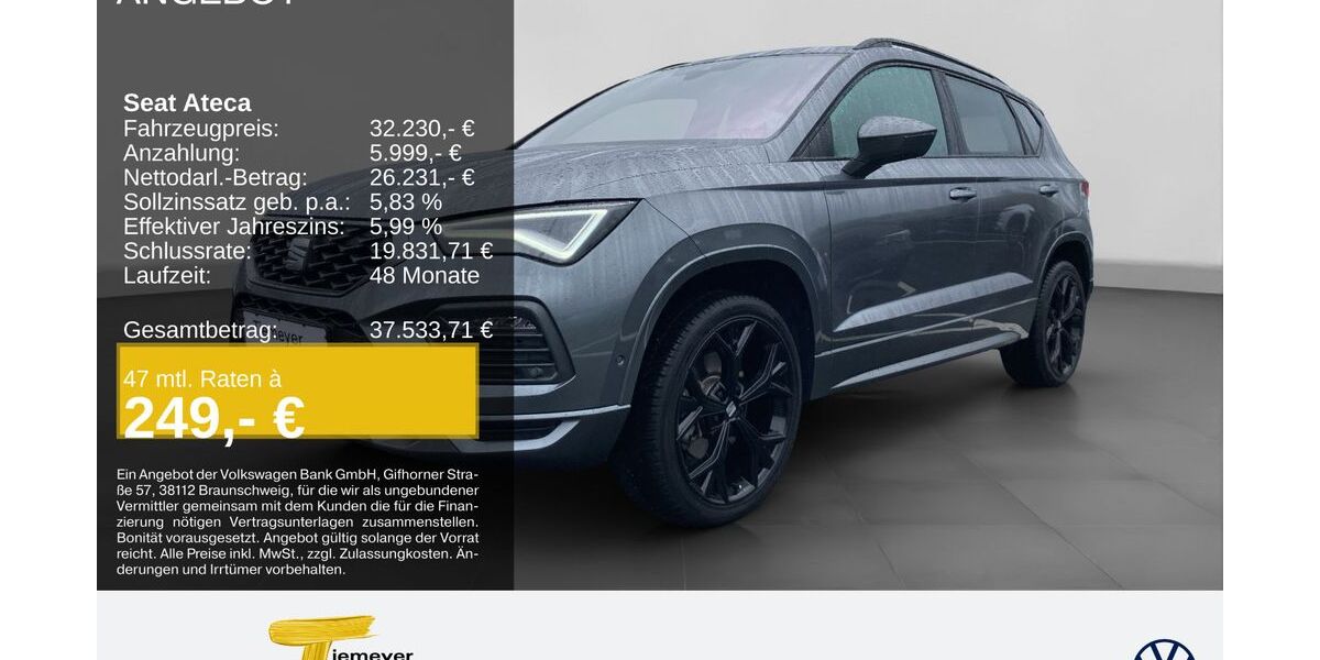Seat Ateca 13.534 km 32.230 &euro; Bochum 44892