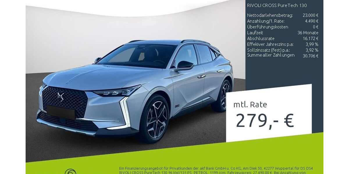 DS Automobiles DS4 29.302 km 21.979 &euro; Dortmund 44263