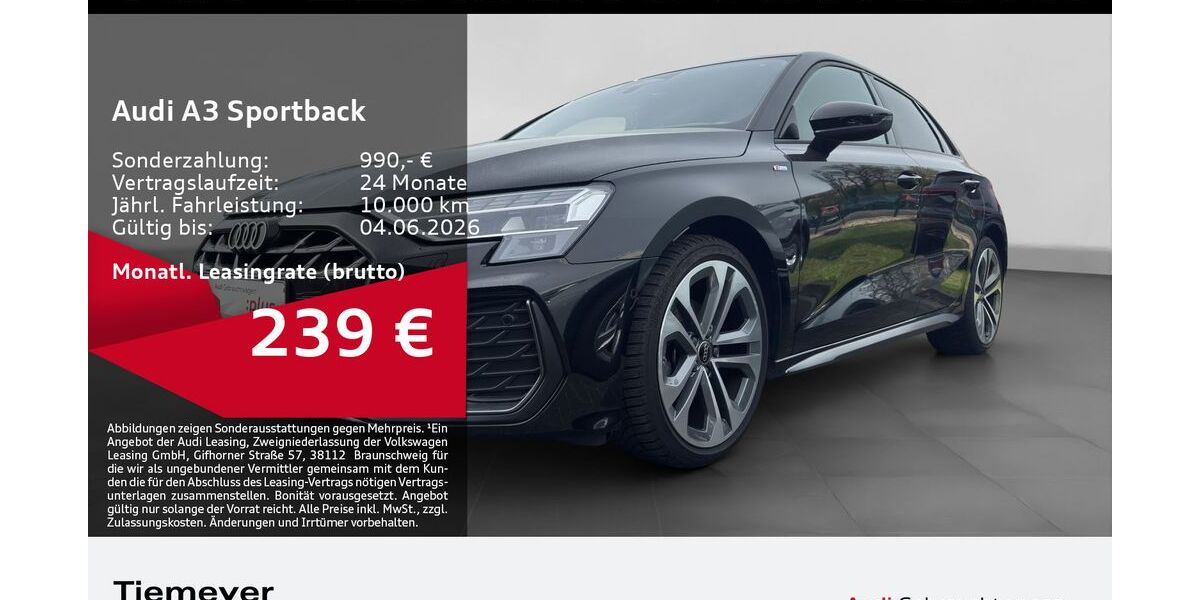Audi A3 28.250 km 31.130 &euro; Dorsten 46284