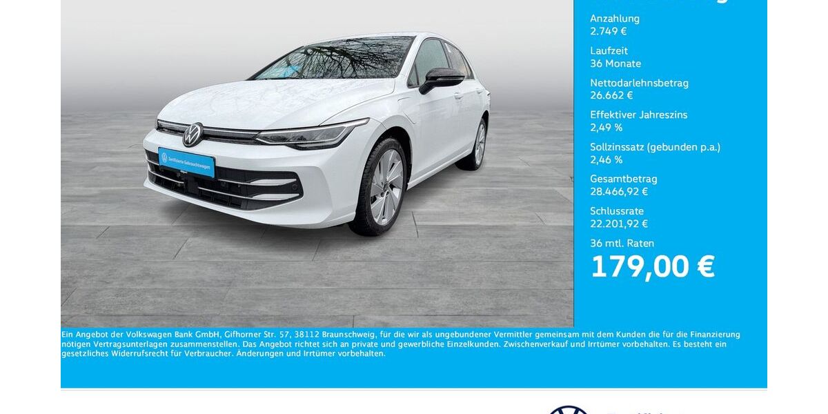 VW Golf 8.690 km 29.333 &euro; Unna 59423