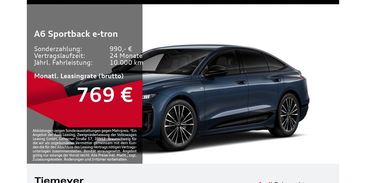 Audi A6 e-tron 19.452 km 71.590 &euro; Gelsenkirchen 45894