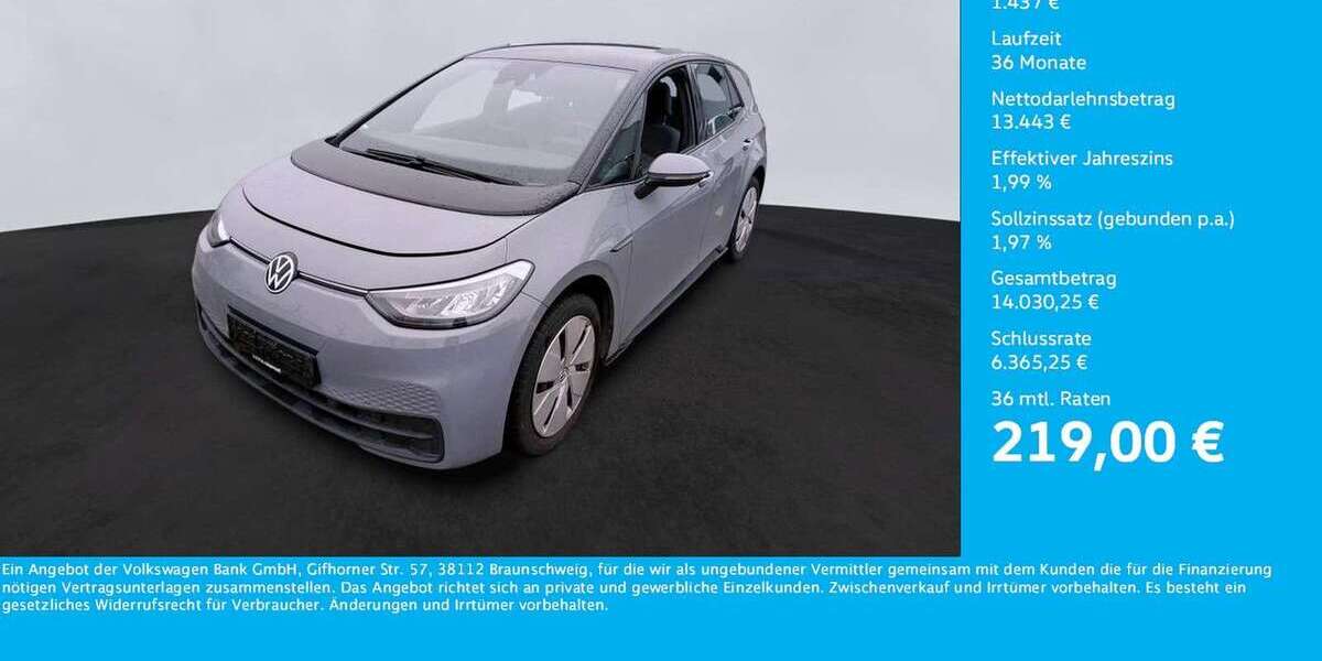 VW ID.3 82.482 km 14.880 &euro; Unna 59423