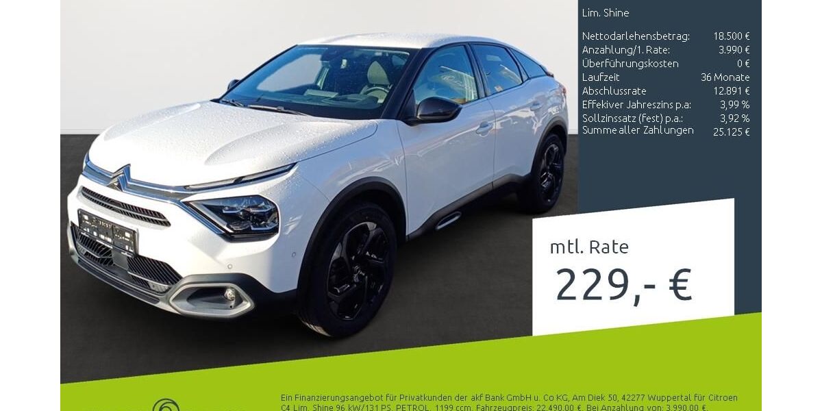 Citroen C4 15.456 km 15.890 &euro; Dortmund 44263