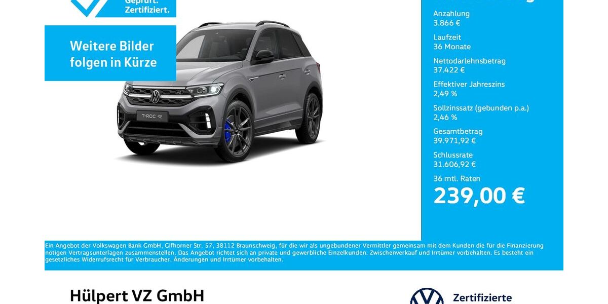 VW T-Roc 18.451 km 38.811 &euro; Dortmund 44379