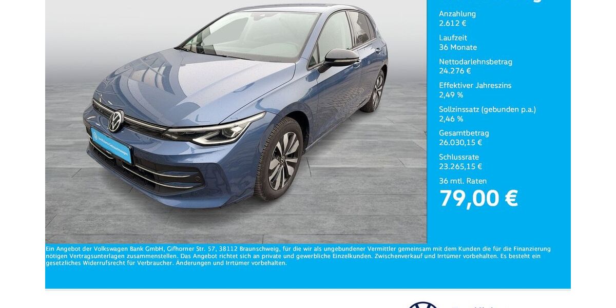 VW Golf 18.655 km 26.811 &euro; Dortmund 44141