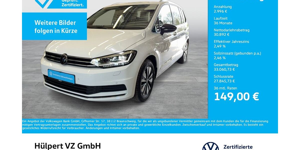 VW Touran 19.037 km 33.777 &euro; Unna 59423