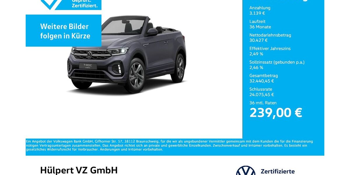 VW T-Roc 17.611 km 32.244 &euro; Dortmund 44141
