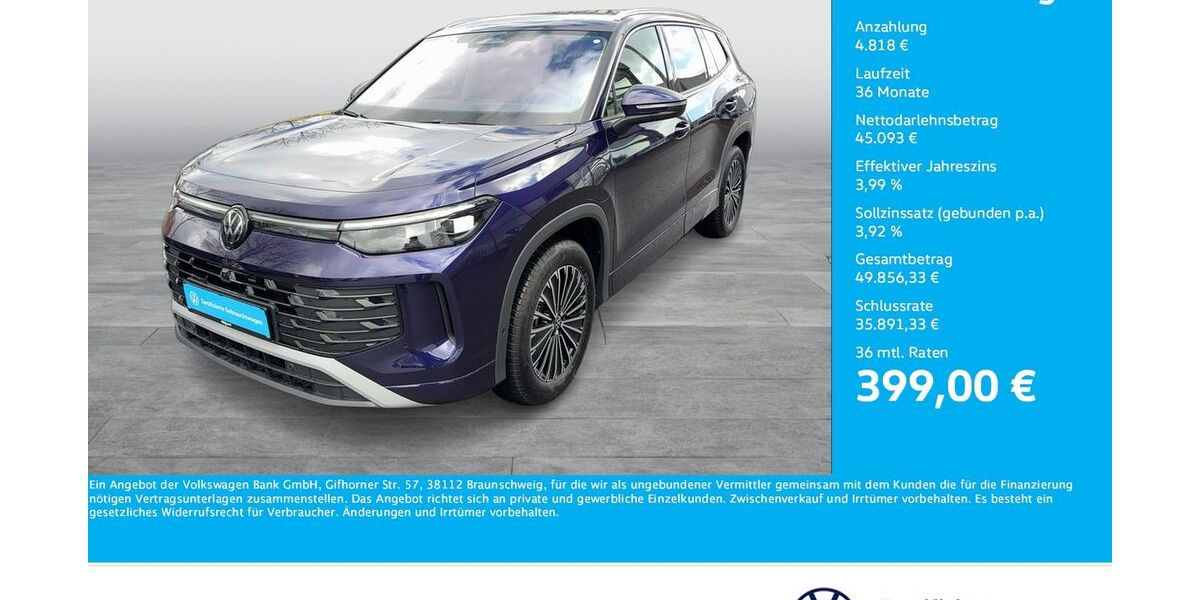 VW Tayron 7.182 km 49.411 &euro; Dortmund 44379