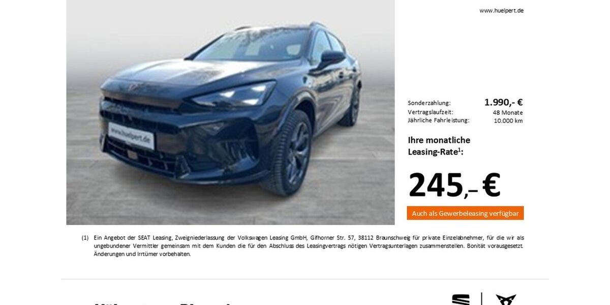 Cupra Formentor 13.979 km 33.051 &euro; Dortmund 44269