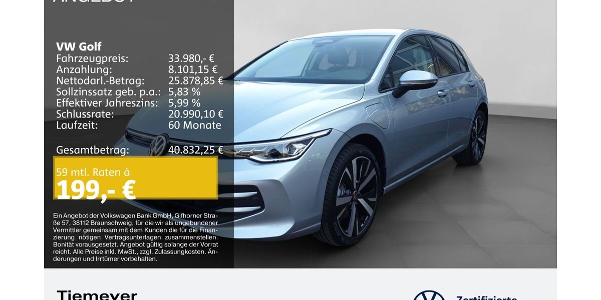 VW Golf 2.999 km 33.980 &euro; Bochum 44892