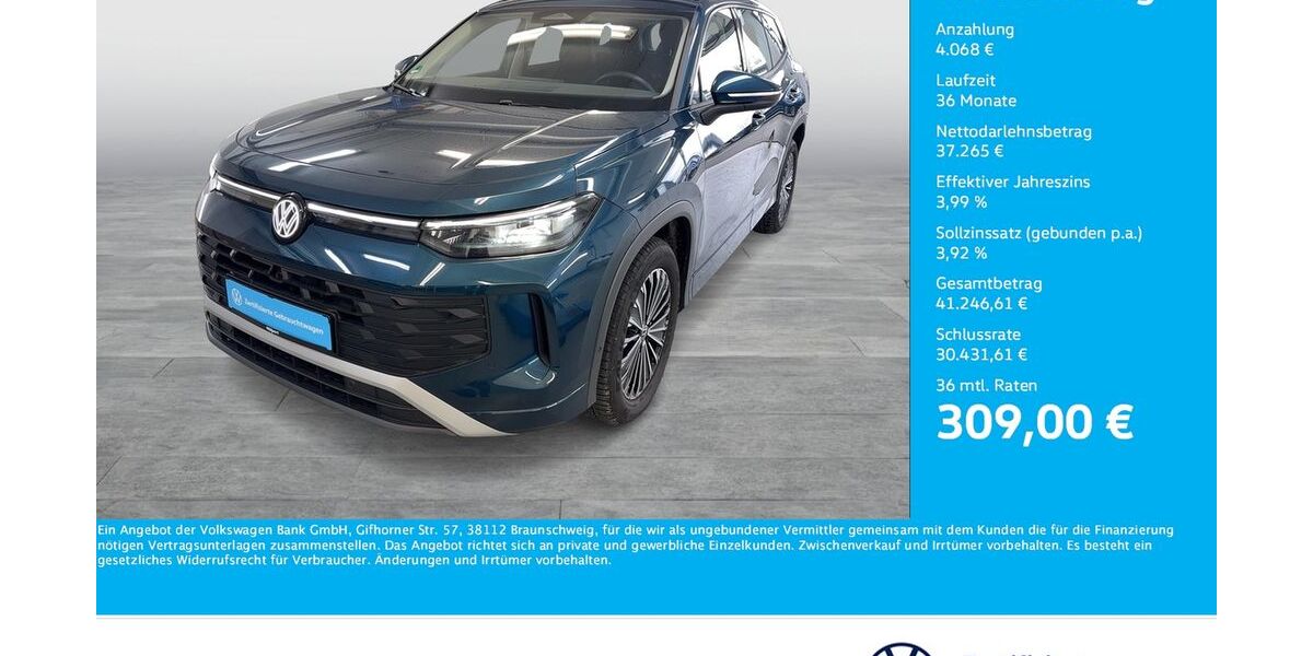 VW Tayron 8.488 km 41.333 &euro; Bergkamen 59192