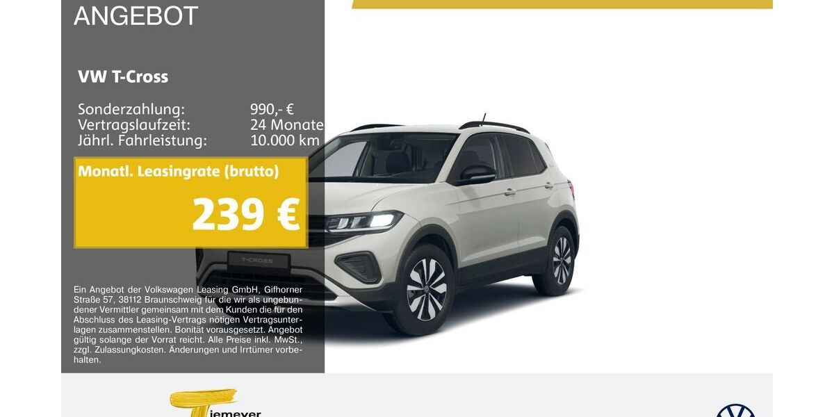 VW T-Cross 15.585 km 22.270 &euro; Bochum 44892