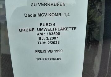 Dacia Logan 184.000 km 1.999 &euro; Bochum 44797