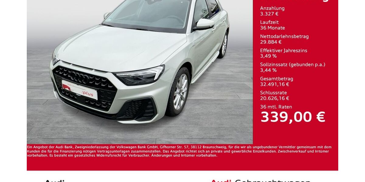Audi A1 6.625 km 32.998 &euro; Dortmund 44143