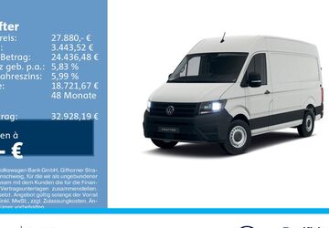 VW Crafter 54.227 km 27.880 &euro; Recklinghausen 45663